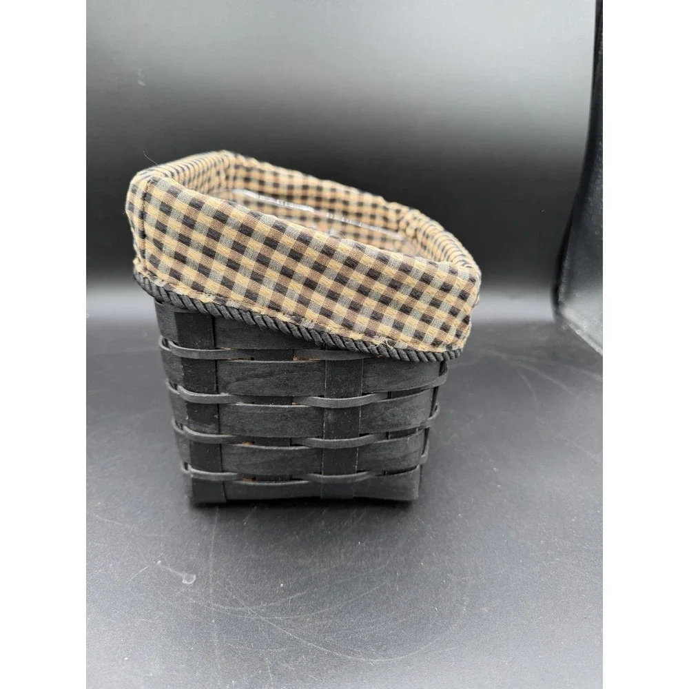 🖤 Longaberger 2010 Black TV Time Basket Combo – Excellent Used Condition (EUC)